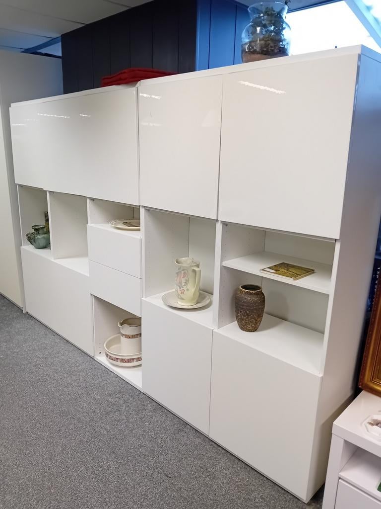 Grote Witte Woonkamer Kast - 300x192x39cm, Ophalen