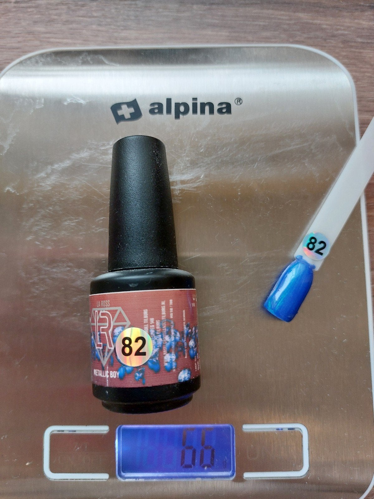 La Ross Metallic Boy Gel Nagellak, Blauw, Ophalen of Verzenden, Zo goed als nieuw, Handen en Nagels