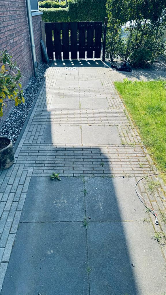 Grijs straatwerk - Klinkers en tegels +\- 30m2, Tuin en Terras, Tegels en Klinkers, Gebruikt, Klinkers, Beton, 10 m² of meer, Ophalen