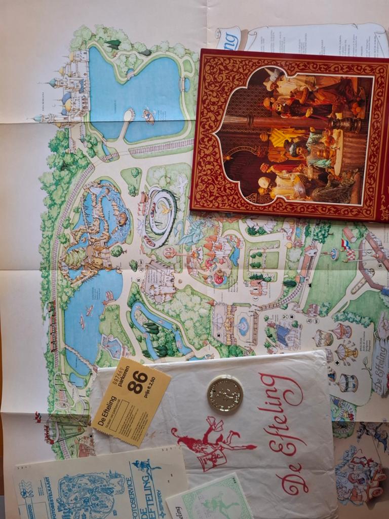 Efteling Collectie: Kaart, Boekje, Zakje, Ticket & Munt, Verzamelen, Efteling, Ophalen of Verzenden, Gebruikt, Overige typen