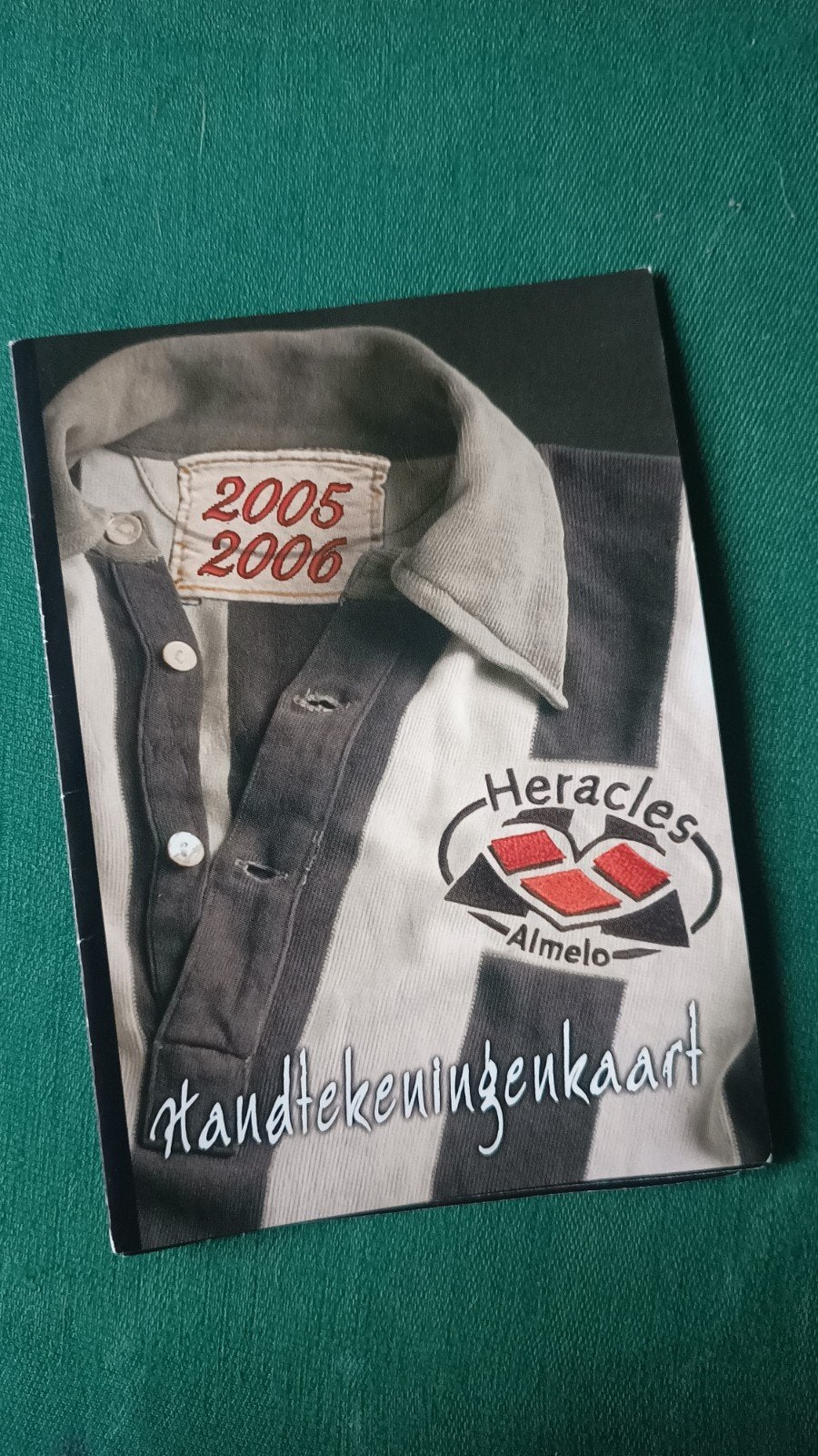 Heracles Almelo Handtekeningenkaart 2005-2006, Ophalen of Verzenden, Gebruikt, Overige binnenlandse clubs, Spelerskaart