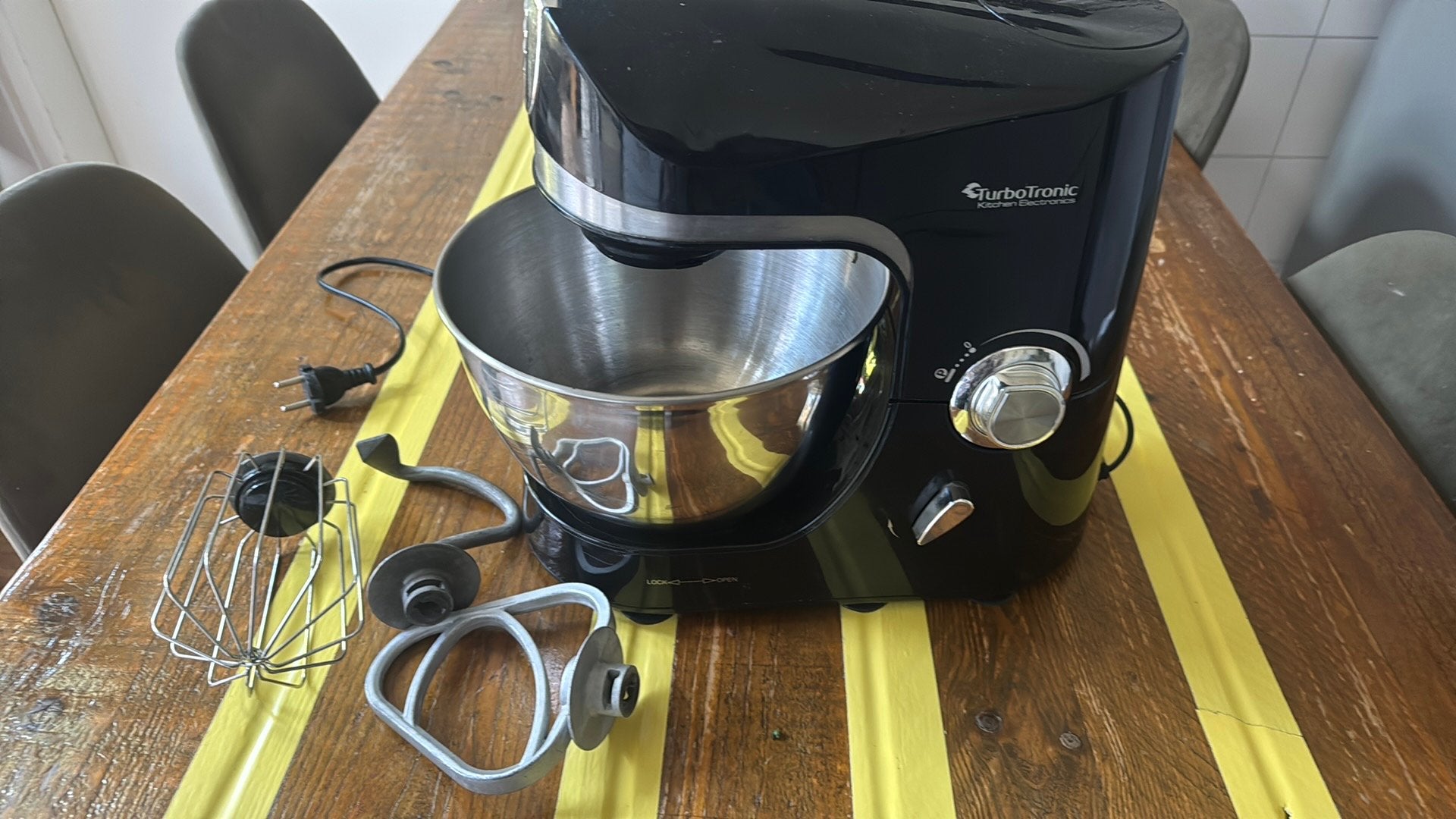 De TurboTronic TT-002 Pro-Mix mixer i, 4 liter of meer, Ophalen of Verzenden, Zo goed als nieuw, 3 snelheden of meer