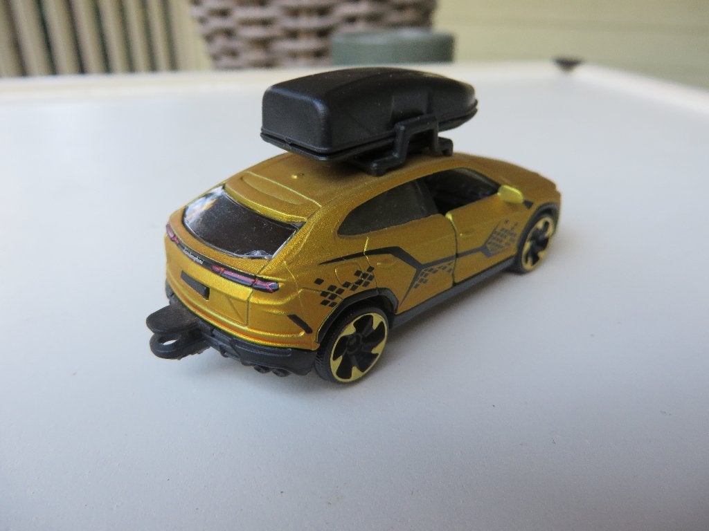 Majorette Lamborghini URUS met dakbak, Ophalen of Verzenden, Zo goed als nieuw, Auto