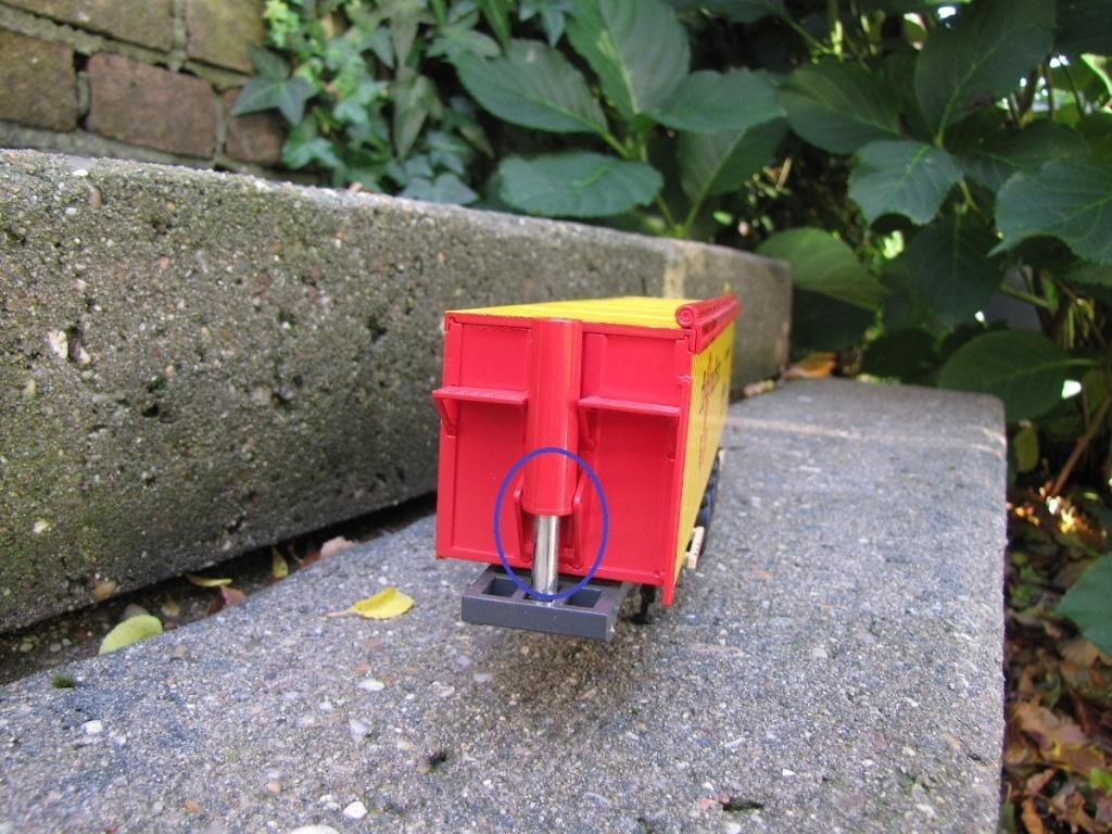 Origineel scharnierpunt hefcilinder oud type Tekno kippers., Verzenden, Nieuw, Bus of Vrachtwagen, Tekno
