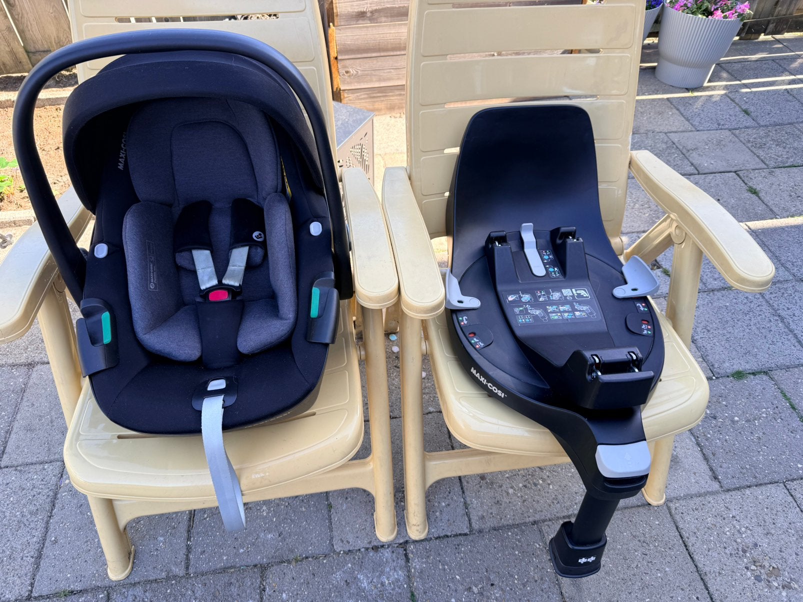 Maxi cosi 360 met base 360, Kinderen en Baby's, Autostoeltjes, Ophalen, Zo goed als nieuw, Isofix, 0 t/m 13 kg