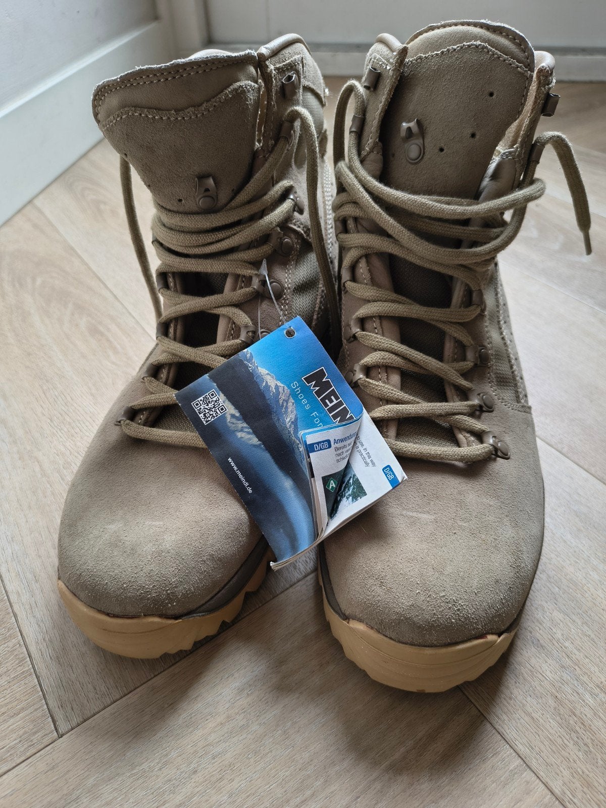 Meindl Nederlandse Legerkist Woestijn, Maat 46 Nieuw, Ophalen of Verzenden, Nieuw, Schoenen