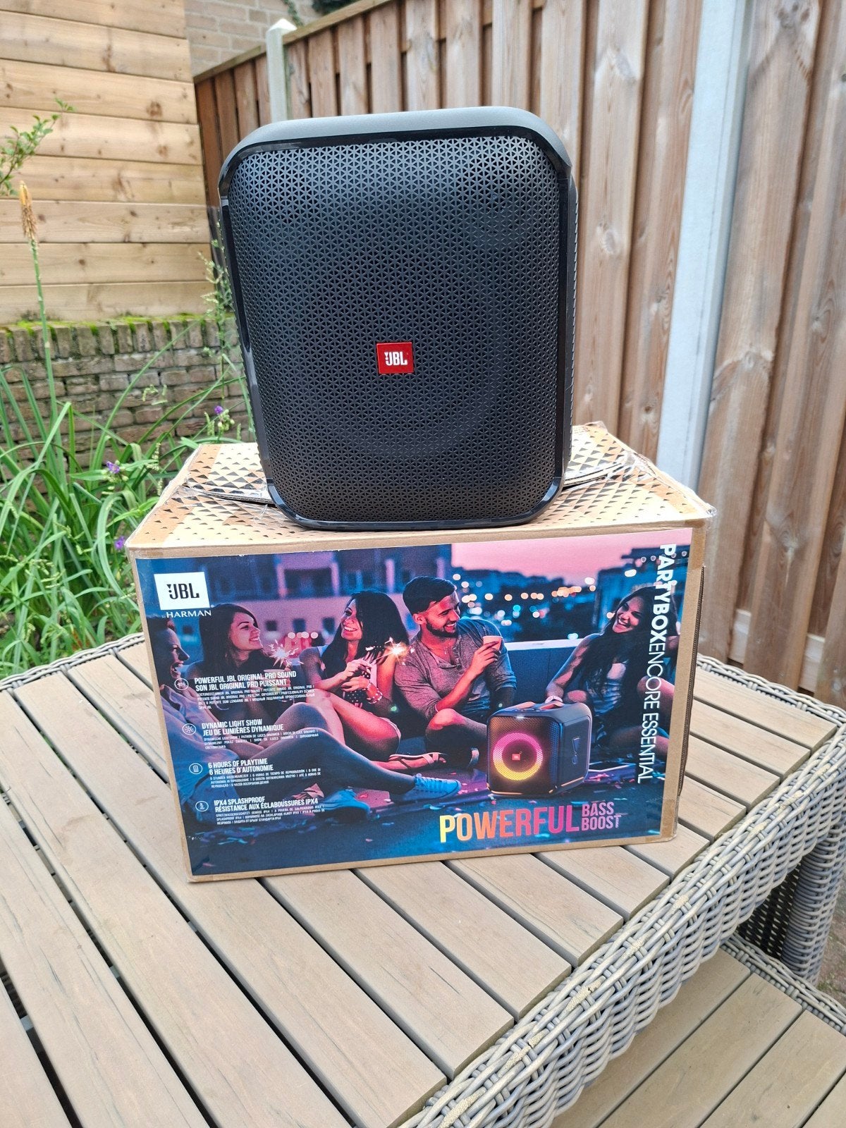 JBL PartyBox Encore Essential - Zo goed als nieuw, Audio, Tv en Foto, Ophalen, JBL, Party speaker, Zo goed als nieuw