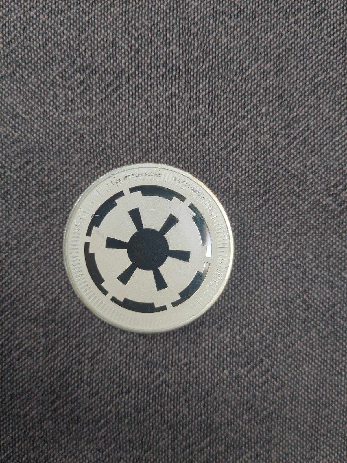 Star Wars Galactic Empire 1 oz Zilveren Munt 2022, Ophalen of Verzenden, Zilver