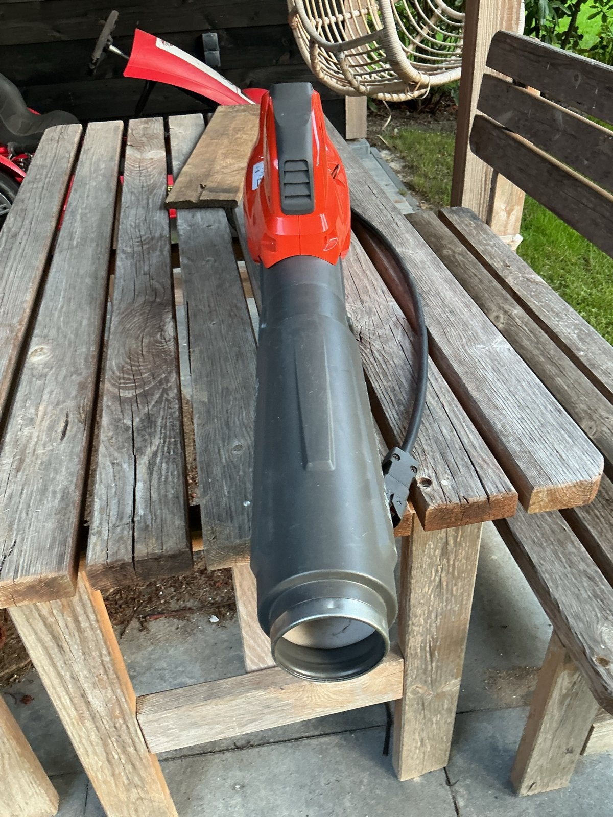 Husqvarna 530iBX Accu Bladblazer met BLi950X Rugaccu, Ophalen of Verzenden, Zo goed als nieuw, Accu, Handgedragen