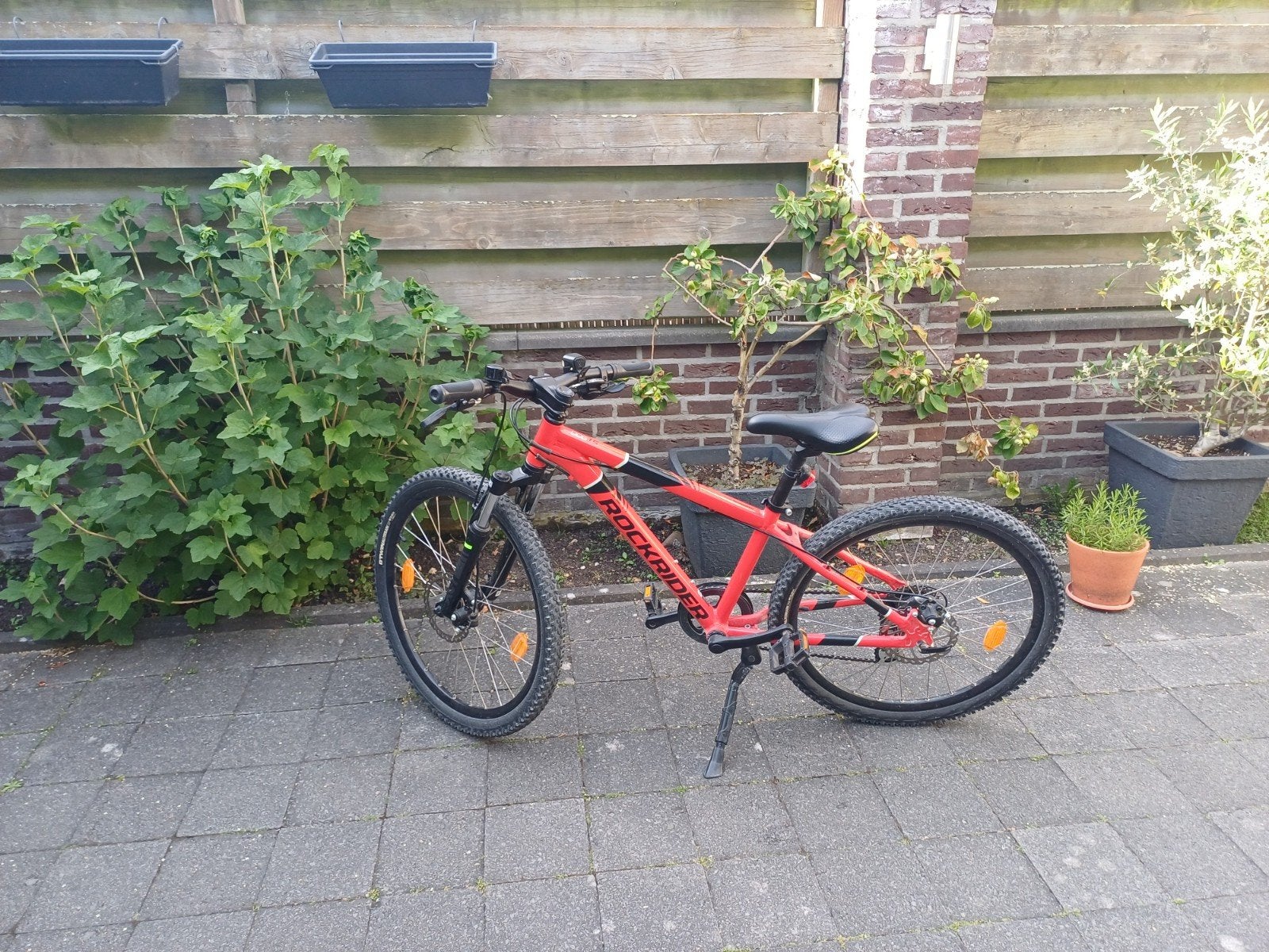Rockrider ST900 Sport Trail 24 inch mountainbike - schijfrem, Gebruikt, Versnellingen, Minder dan 49 cm, Schijfrem
