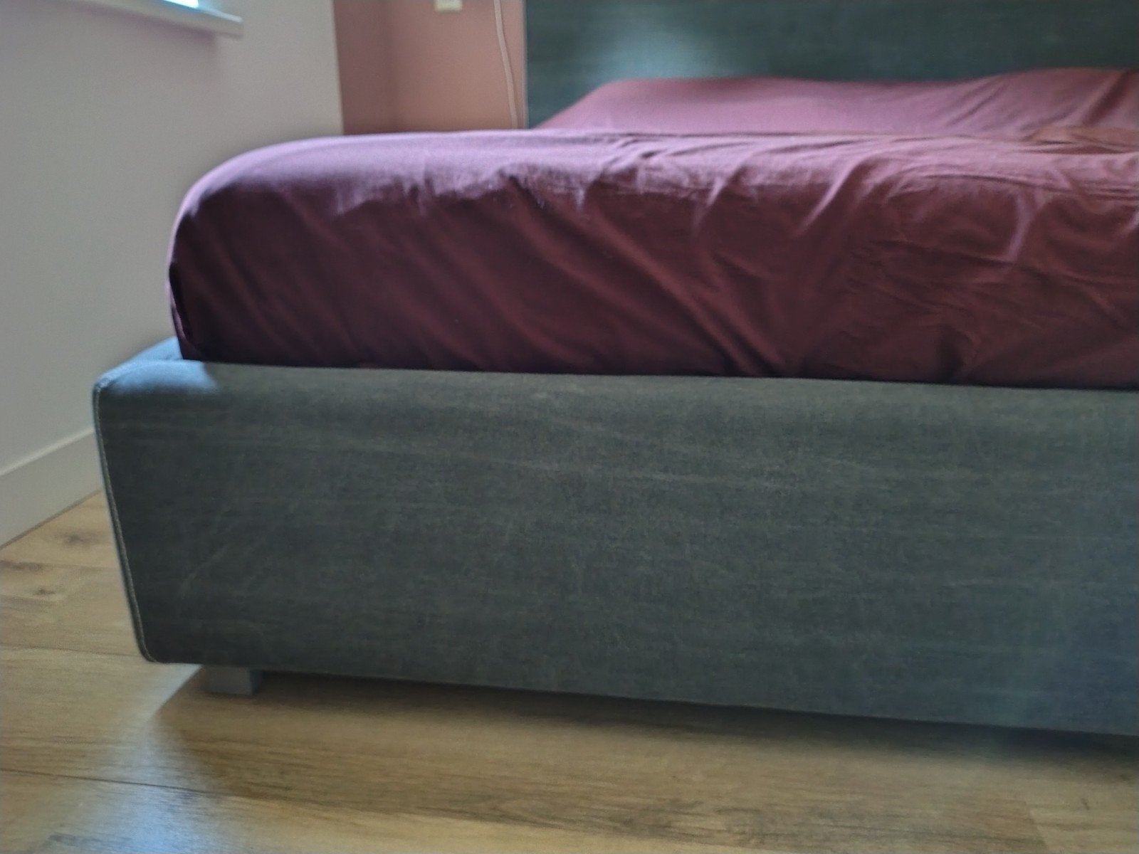 Bedframe vtwonen 180x200 (zonder lattenbodem en matras), Ophalen, Gebruikt, Overige kleuren, Tweepersoons