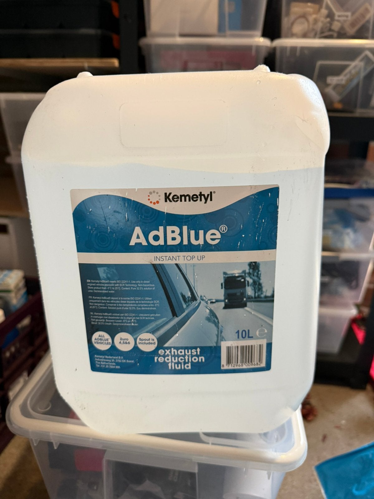 AdBlue, Auto-onderdelen, Ophalen