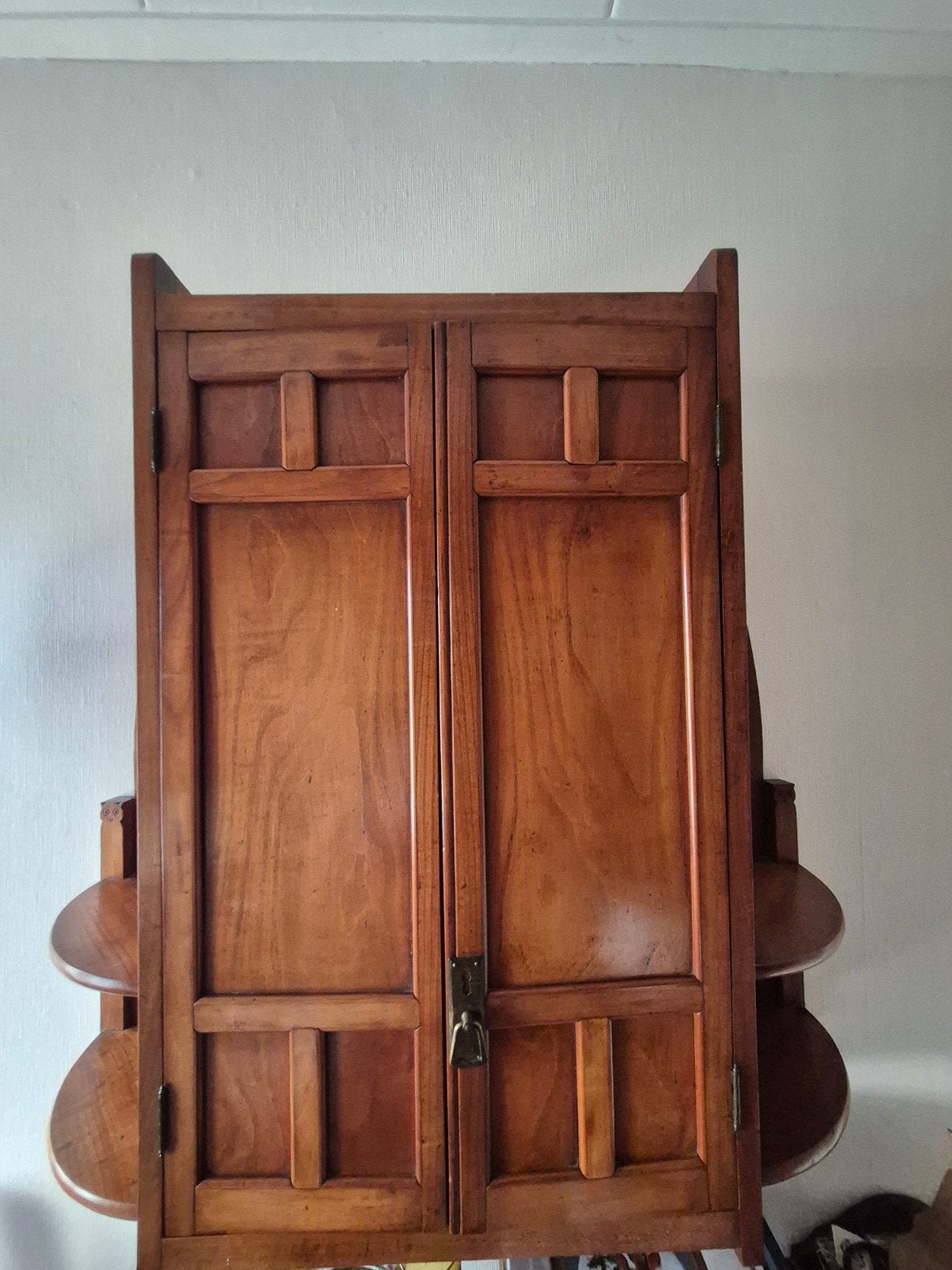 Prachtig handgemaakt Amsterdamse School  art deco wandkastje, Antiek en Kunst, Ophalen