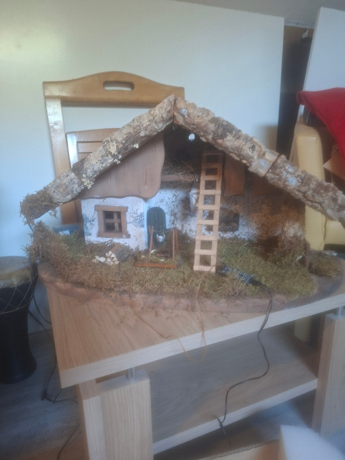 kerststal met groep en veel extra's, Diversen, Ophalen of Verzenden, Gebruikt