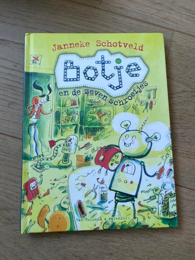 Botje en de zeven schroefjes - Janneke Schotveld, Ophalen of Verzenden, Zo goed als nieuw, Fictie algemeen