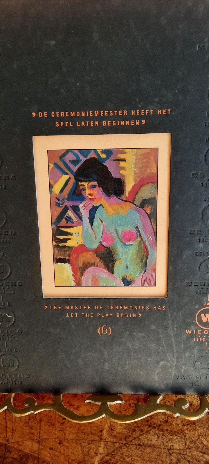 Jan Wiegers - De ceremoniemeester (nr. 6), Antiek en Kunst, Ophalen of Verzenden