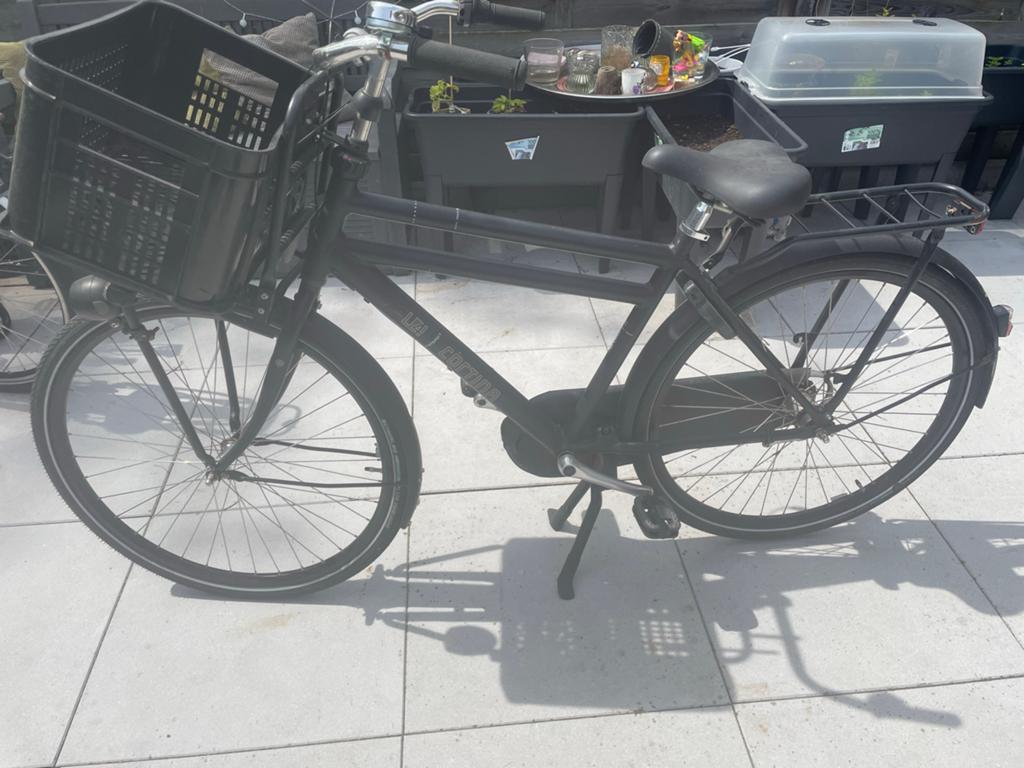 Zwarte U4 jongens cortina fiets, Ophalen, Gebruikt, 24 inch