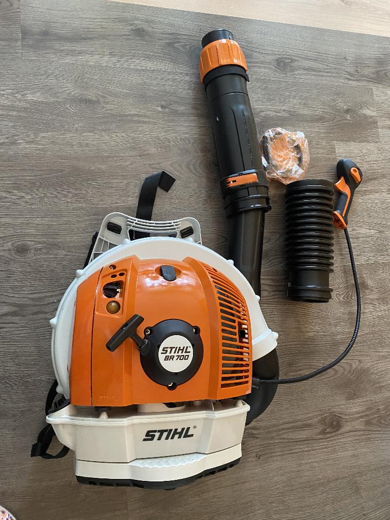 Blad blazer Stihl BR 700, Tuin en Terras, Bladblazers, Ophalen, Stihl, Benzine, Ruggedragen