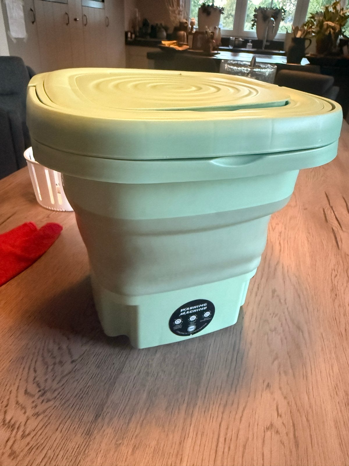 Mini Wasmachine - Ideaal voor Camping of Vakantie, Minder dan 1200 toeren, Minder dan 85 cm, Minder dan 4 kg, Bovenlader