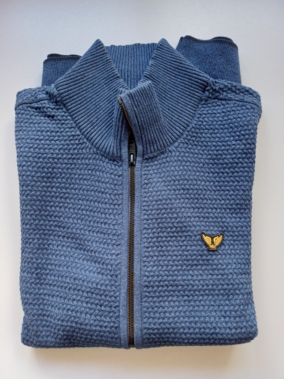 jeansblauw vest van PME Legend,maat L, Ophalen of Verzenden, Zo goed als nieuw, Maat 52/54 (L), Blauw