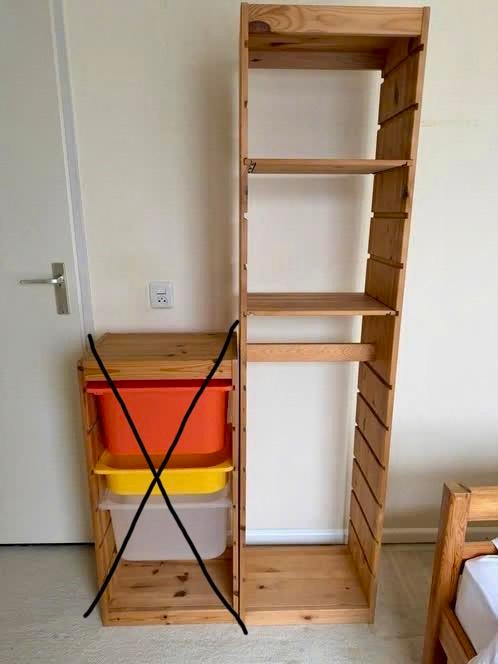 Ikea TROFAST KAST  grenen H176 x B44 x D30, Kinderen en Baby's, Kinderkamer | Commodes en Kasten, Ophalen, Zo goed als nieuw, 75 tot 100 cm
