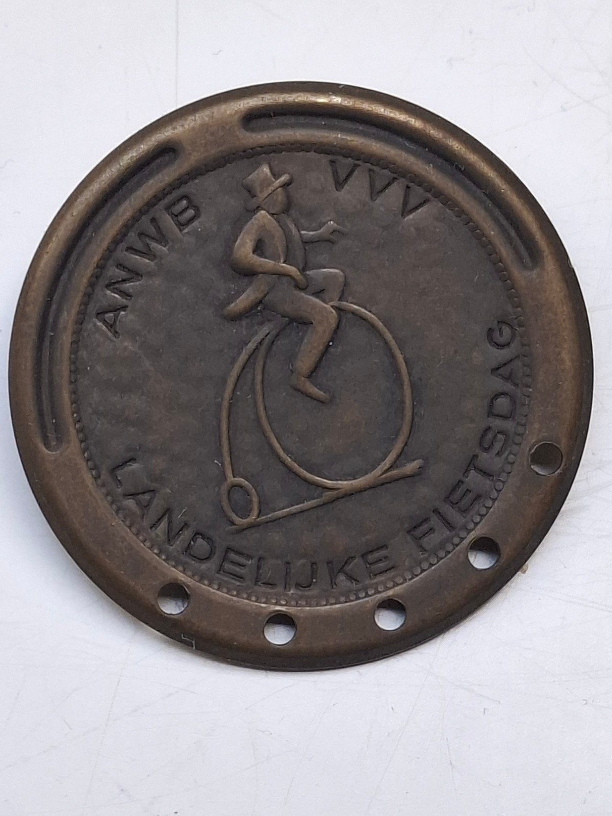 deelnemersmedaille/speld Landelijke Fietsdag ANWB, Ophalen of Verzenden, Overige materialen, Nederland