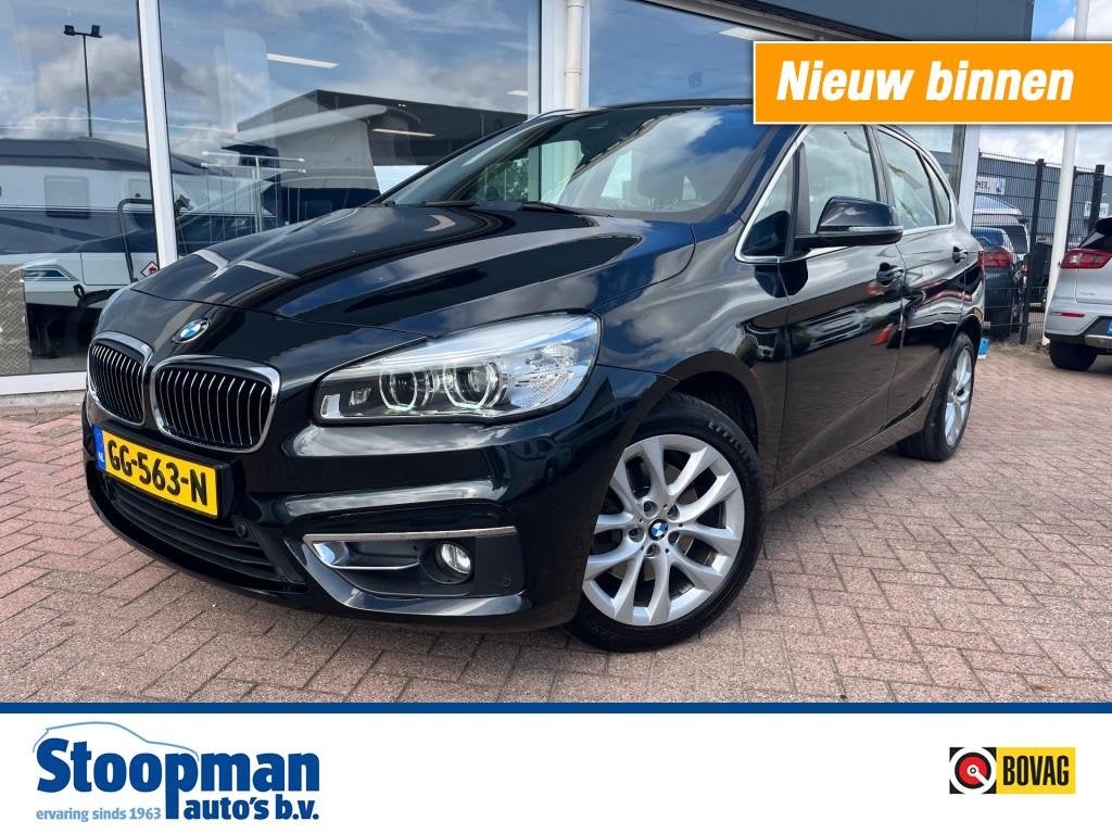 Bmw 2-SERIE ACTIVE TOURER 220i Luxury AUT. Clima Cruise Navi, Automaat, 1998 cc, Gebruikt, Euro 6