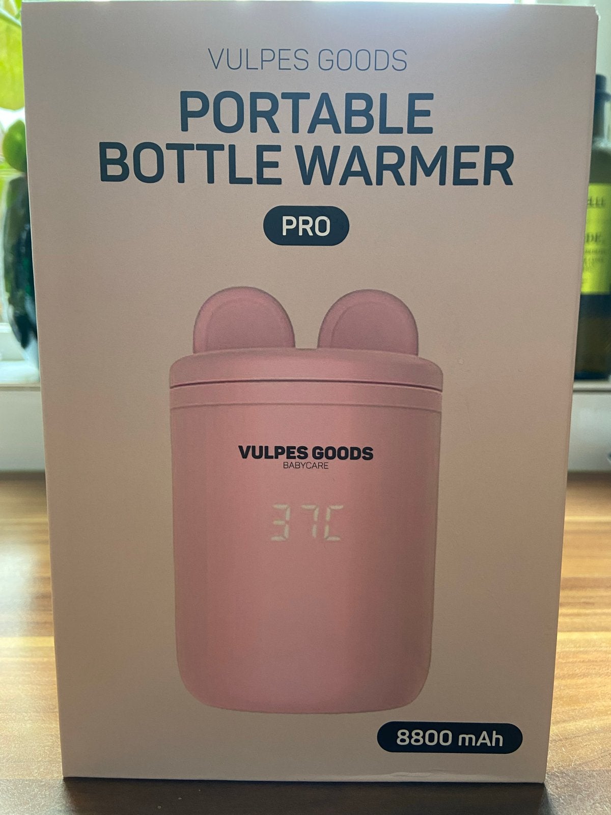 Vulpes Goods Draagbare Flessenwarmer Pro - Roze, Ophalen, Flessen- of potjesverwarmer, Vulpes Goods, Zo goed als nieuw