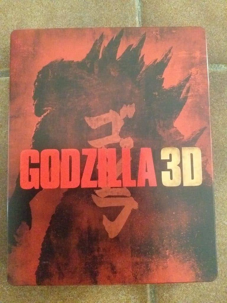Godzilla 2014 3D Bluray + 2D Bluray Steelbook, Cd's en Dvd's, Engels, Nederlands, Film, Actie
