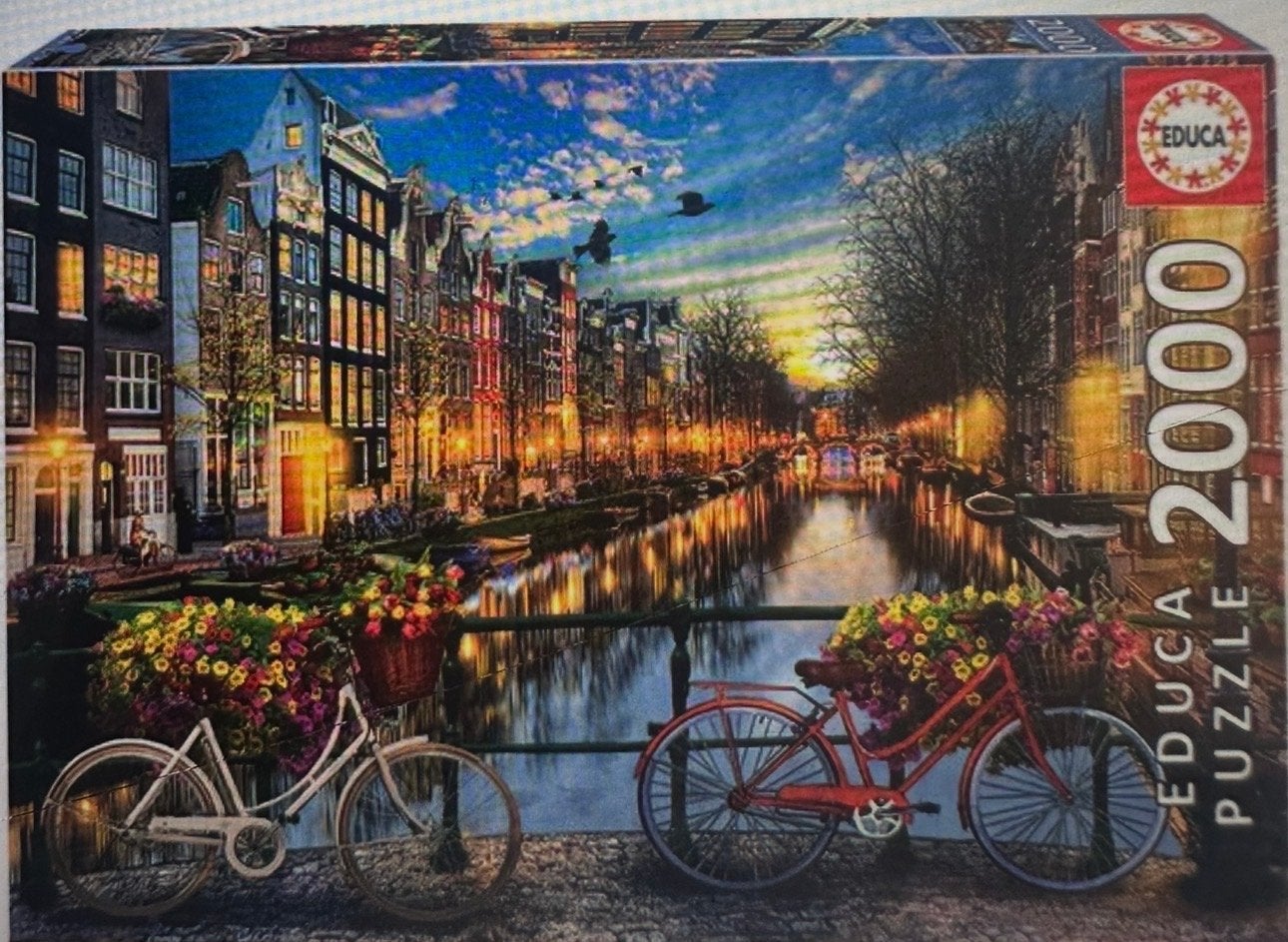 Educa Legpuzzel 2000 stukjes - Mooi Amsterdam, Ophalen of Verzenden, Meer dan 1500 stukjes, Zo goed als nieuw, Legpuzzel