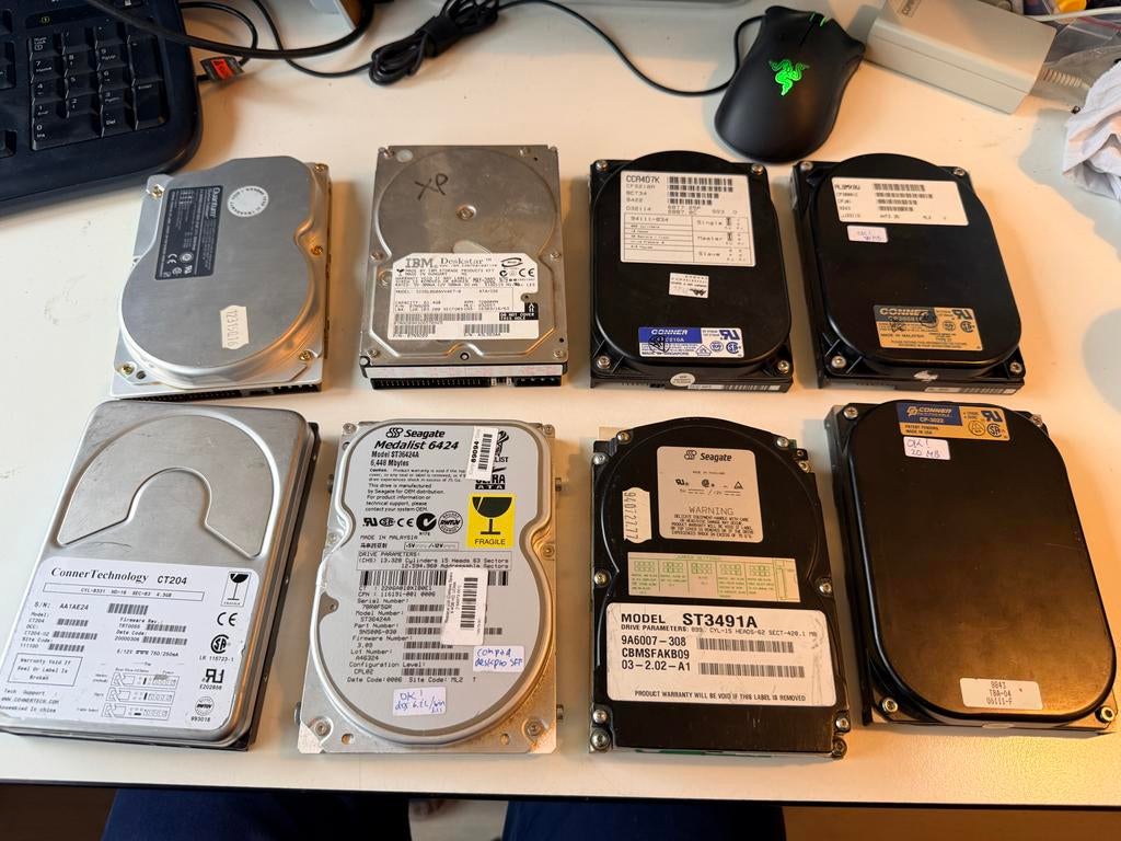Vintage IDE hard disk conner, Computers en Software, Ophalen of Verzenden