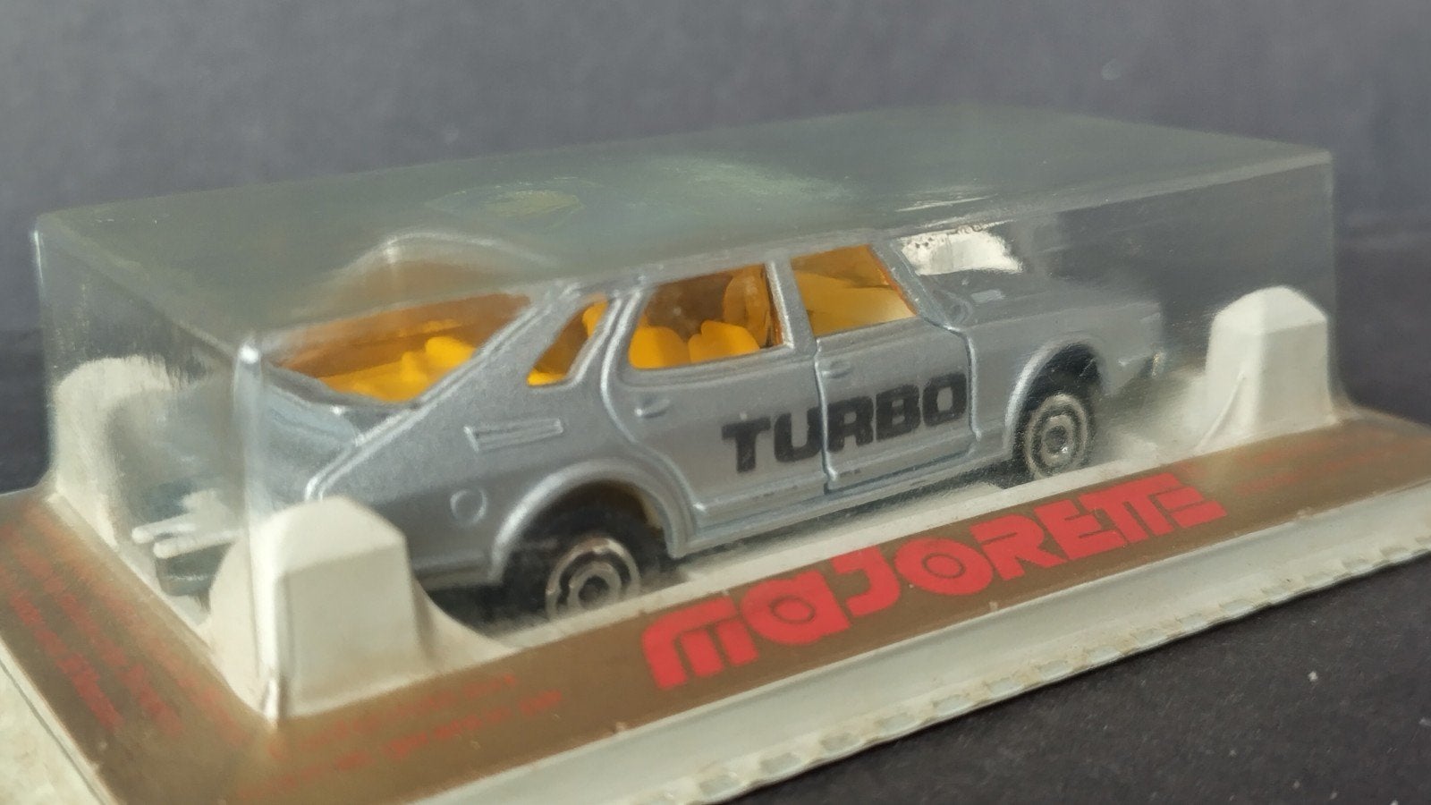 Saab 900 Turbo zilver  1:60 Majorette Pol, France, Auto, ., Nieuw
