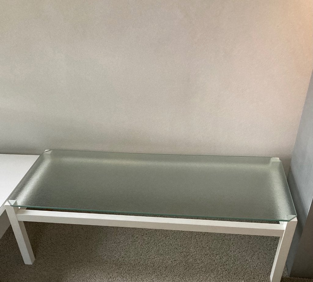 salontafel met glasplaat - Martin Visser - Spectrum, Ophalen, Gebruikt, 100 tot 150 cm, Design