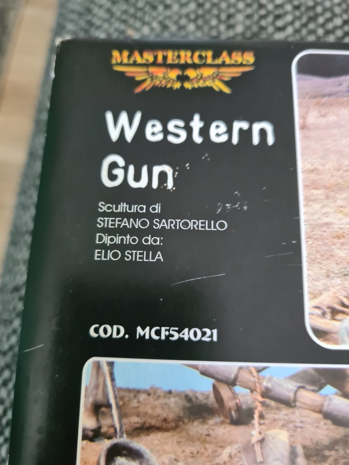 Masterclass Western Gun Diorama Kit - Ongeverfd Metaal, Hobby en Vrije tijd, Modelbouw | Figuren en Diorama's, Ophalen of Verzenden