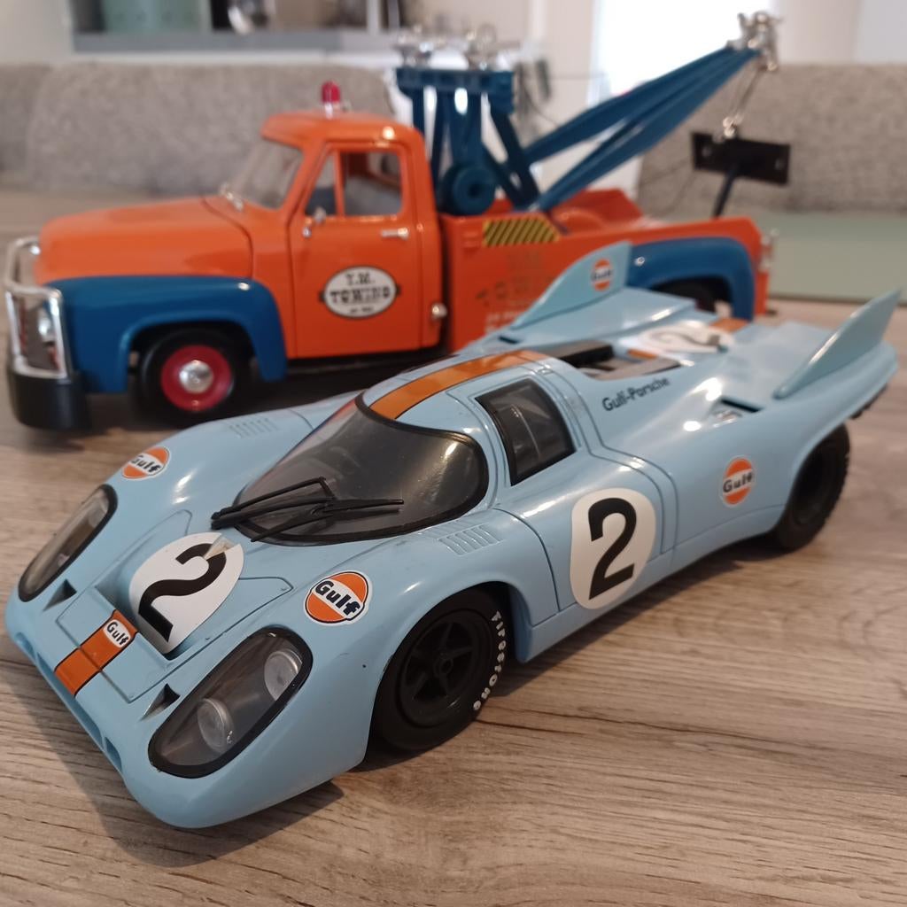 Eagle Race 1/18 Scale Diecast Model- Porsche 917K #2 1971 Mo, Ophalen of Verzenden, Nieuw, Overige merken