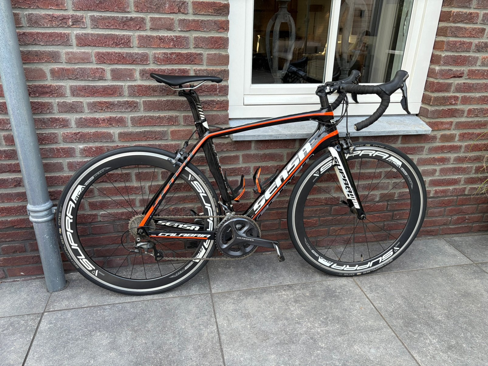 Sensa Calabria Shiny Carbon, Carbon, Zo goed als nieuw, Meer dan 20 versnellingen, 53 tot 57 cm