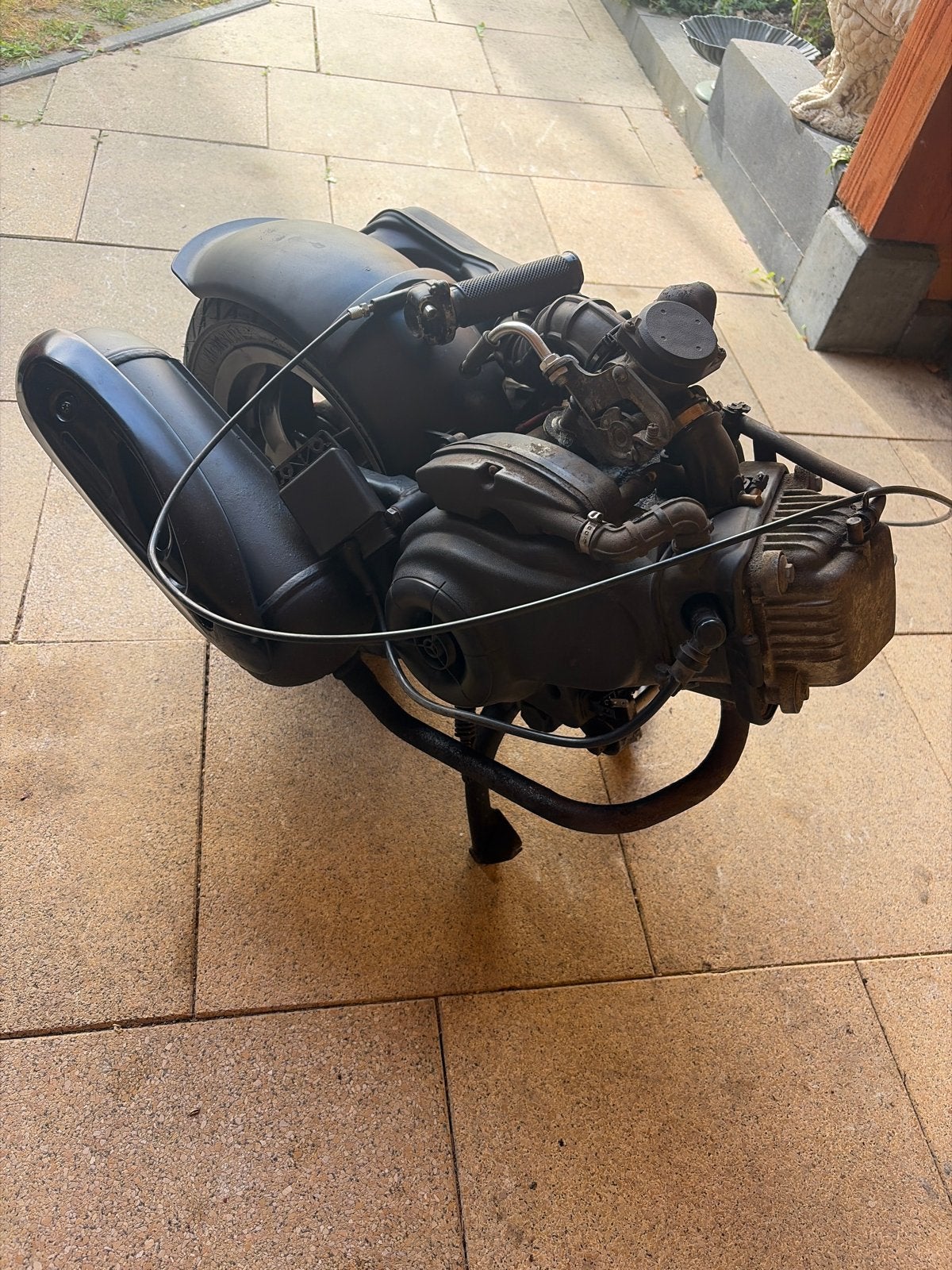 Piaggio Zip 2000 motorblok met carburateur en uitlaat, Fietsen en Brommers, Brommeronderdelen | Scooters, Ophalen of Verzenden