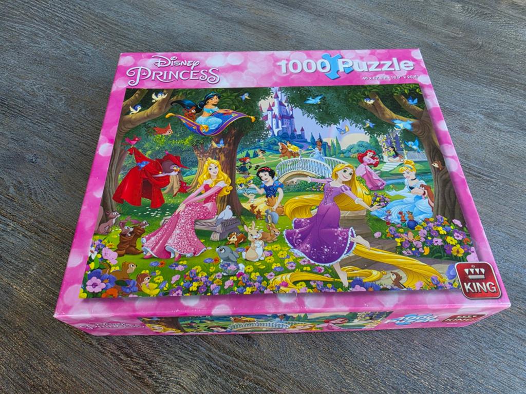 Disney Princess 1000 Stukjes Legpuzzel, Hobby en Vrije tijd, Ophalen of Verzenden, 500 t/m 1500 stukjes, Zo goed als nieuw, Legpuzzel