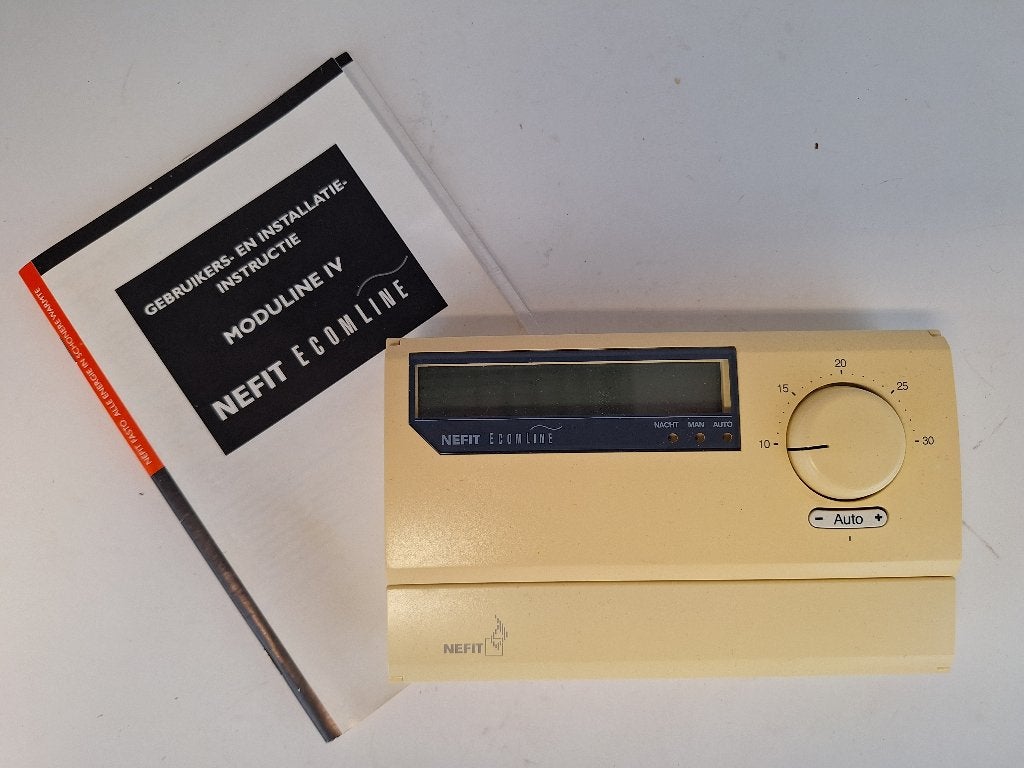 Nefit Ecomline Moduline IV Thermostaat met handleiding, Doe-het-zelf en Verbouw, Thermostaten, Ophalen of Verzenden, Gebruikt