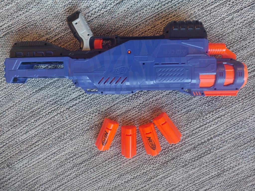Nerf Trilogy DS-15 shotgun, Ophalen of Verzenden, Gebruikt, Jongen of Meisje