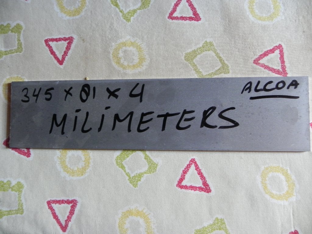 TE KOOP; ALCOA  ALUMINIUM  PLAAT, Ophalen, Nieuw, Aluminium
