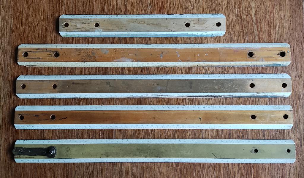 Tekentafel linialen van hout, Ophalen of Verzenden, Gebruikt, Overige typen