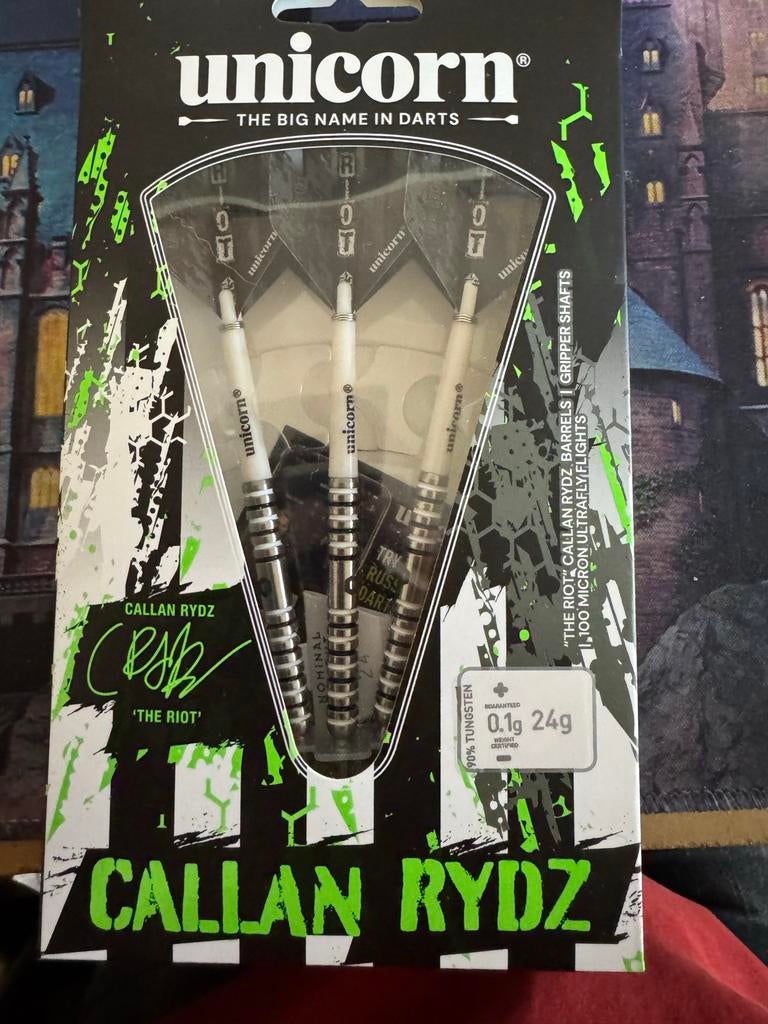 Unicorn Callan Rydz 'The Riot' Darts 24g - Nieuw!, Unicorn, ., Nieuw, Ophalen of Verzenden