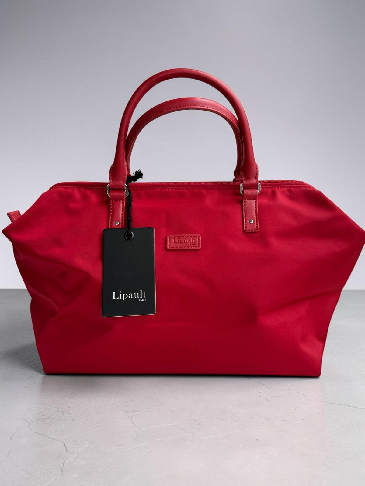 Lipault Paris Bowling Bag M Cherry Red - Nieuw met Labels, Lipault paris, Lipault paris, Nieuw, Ophalen of Verzenden
