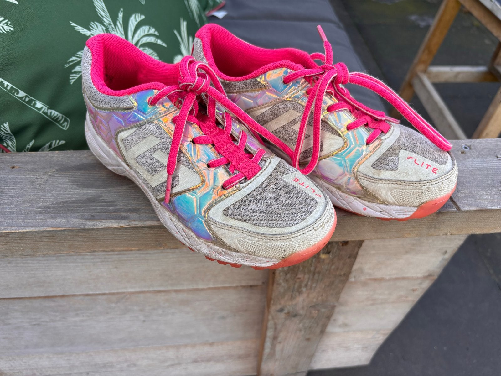 Brabo hockeyschoenen maat 34 - Roze/Grijs, Ophalen of Verzenden, Gebruikt, Schoenen