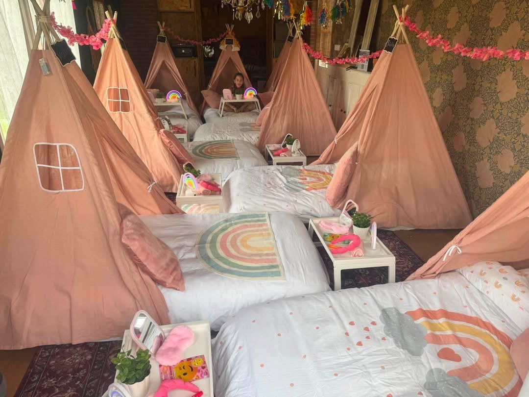 Tipitent verhuur Slaapfeestjes -Kinderfeestje- Verjaardag, Ophalen of Verzenden, Nieuw, Verjaardag