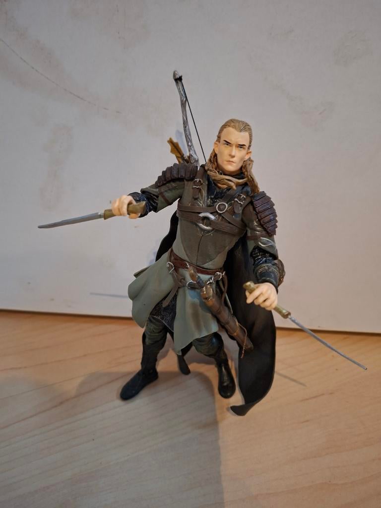 Lord of the Rings Legolas actiefiguur met accessoires, Ophalen of Verzenden, Zo goed als nieuw