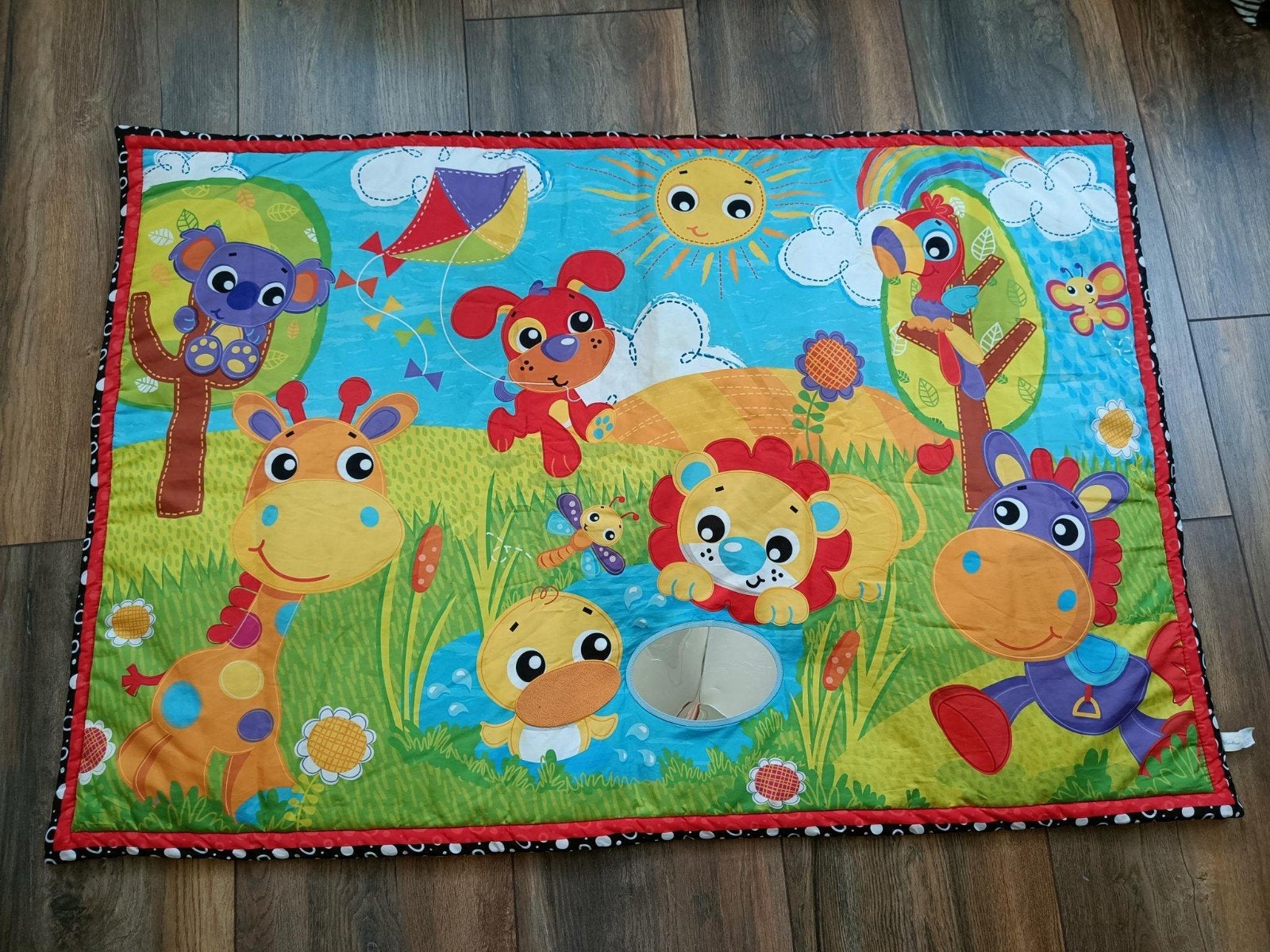 Bambino Speelkleed met Dieren en Spiegel, Kinderen en Baby's, Ophalen, Gebruikt
