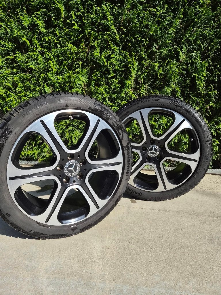 Mercedes  E-Klasse 19 inch breedset Continental winterbanden, Banden en Velgen, Winterbanden, Personenwagen, Ophalen