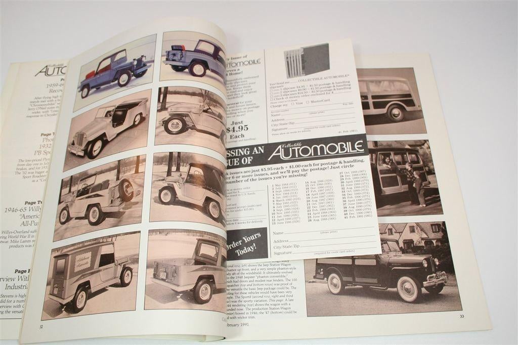 Vintage Automobile Tijdschrift 1991 — Chrysler Lost Gen., Ophalen of Verzenden, Gelezen, Overige merken